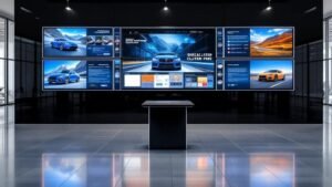 car dealership engagement displays