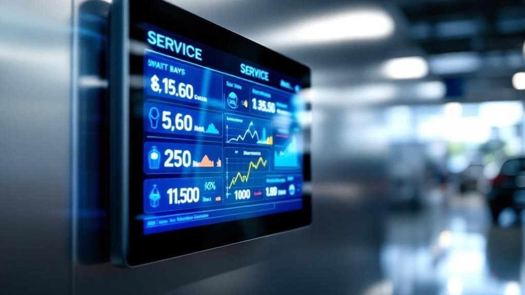 car service status display