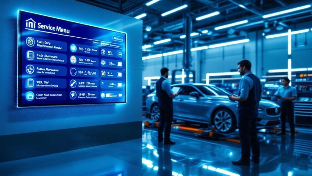 digital service menu reinforcement