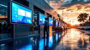 digital signs enhance service performance