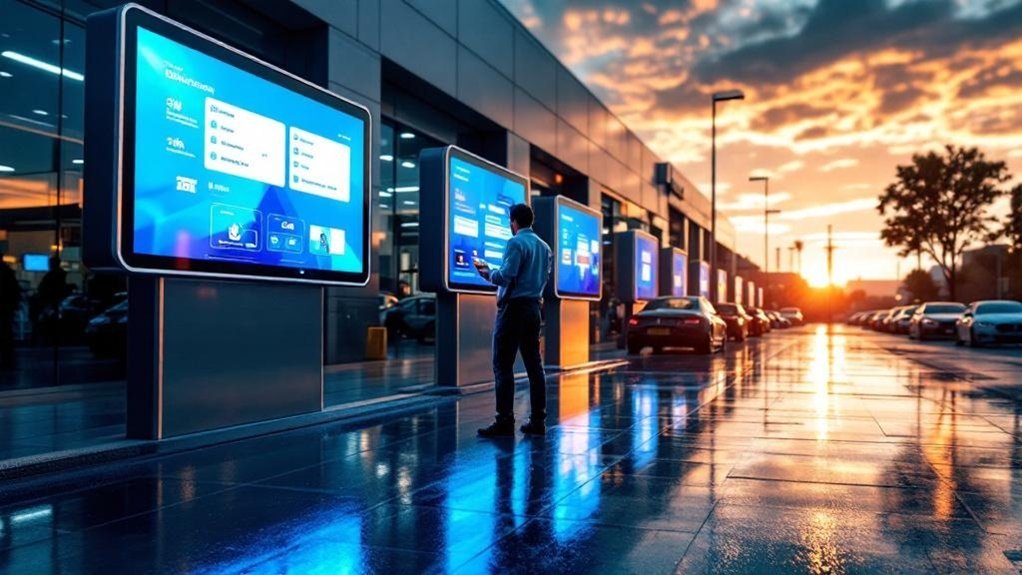 digital signs enhance service performance