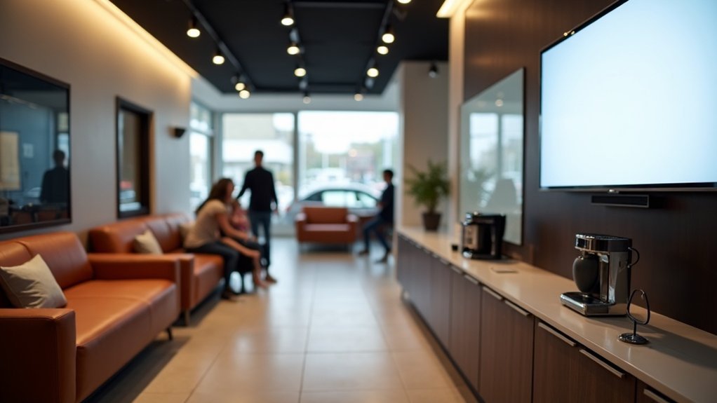 engaging customer lounge experience