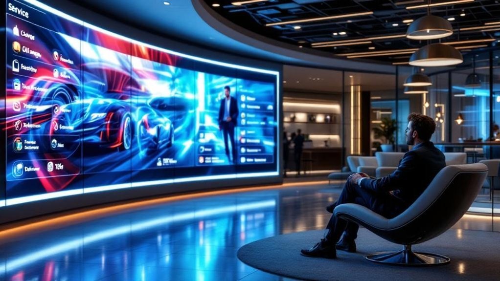 engaging digital service menus