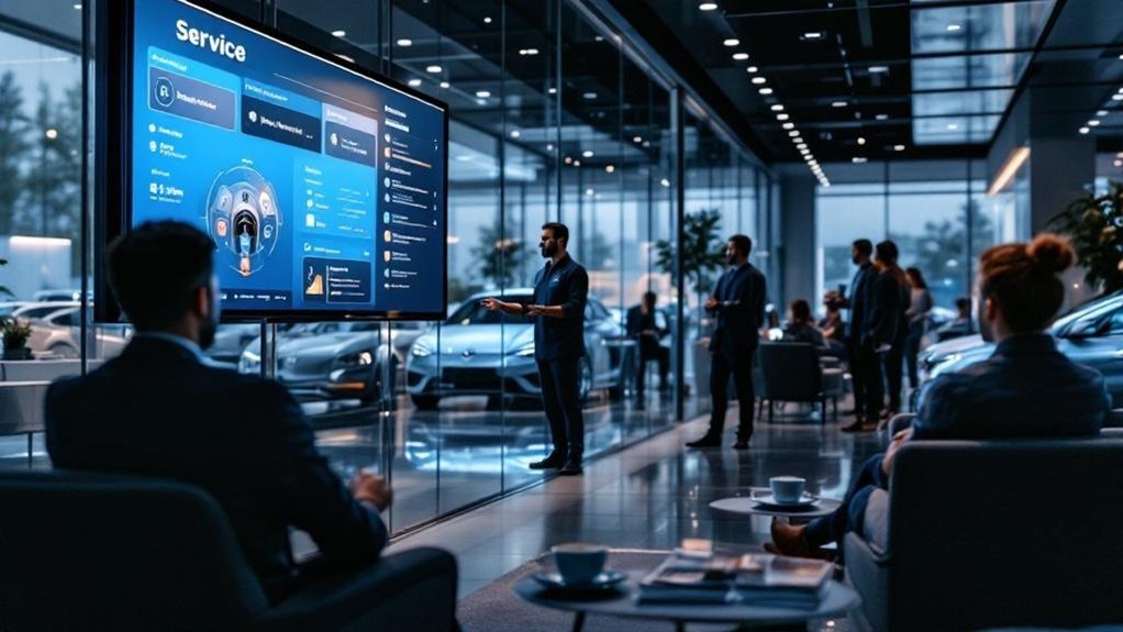 engaging digital service menus