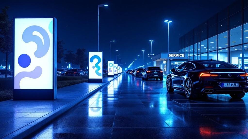 engaging digital service signage