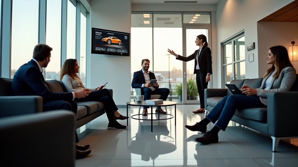 enhanced customer experience lounge