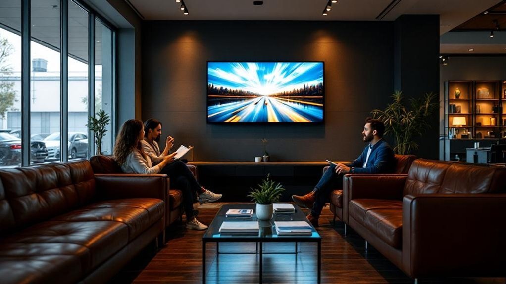 lounge tvs drive local profits