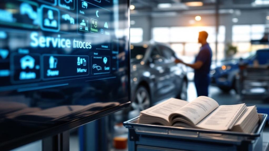 outdated paper service menus