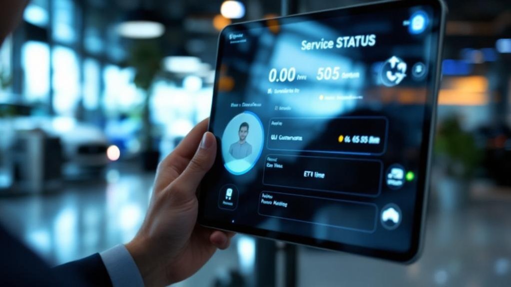 personalized service status updates