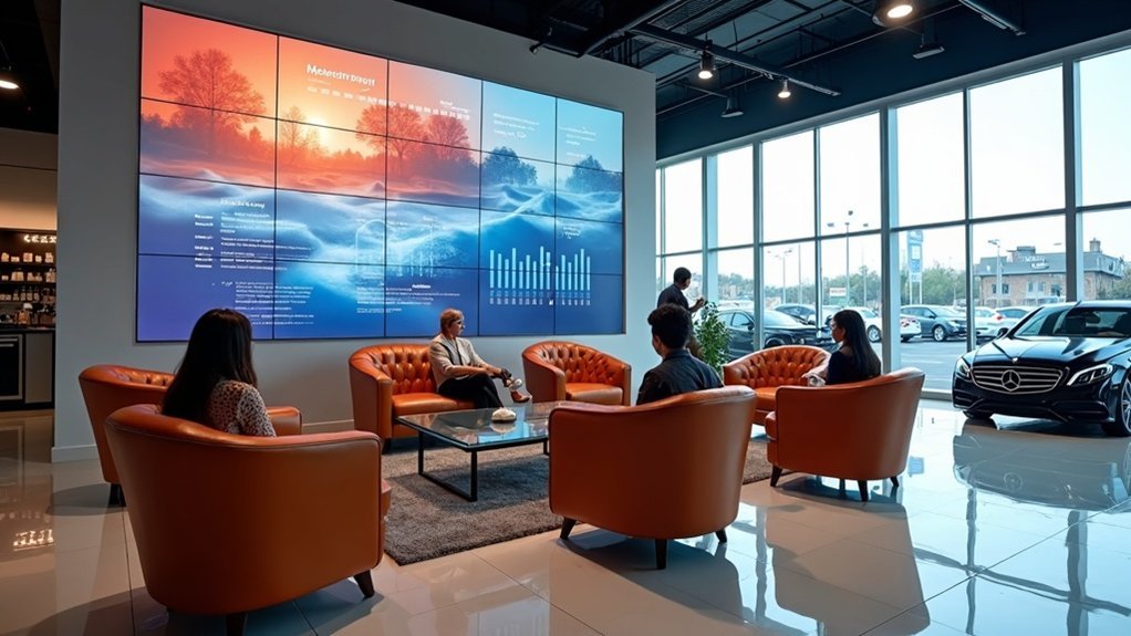 profitability of customer lounge tvs