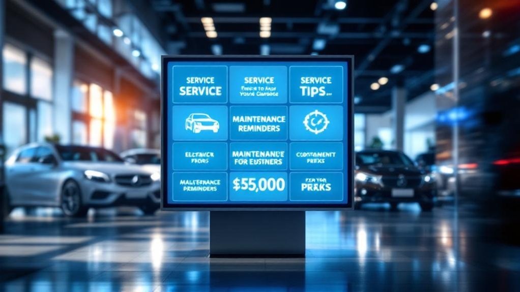 promote service drive messages