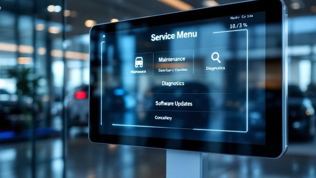 real time digital service menu