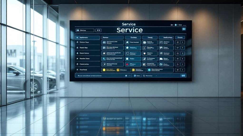 real time service status display