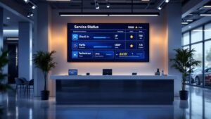 real time service status display