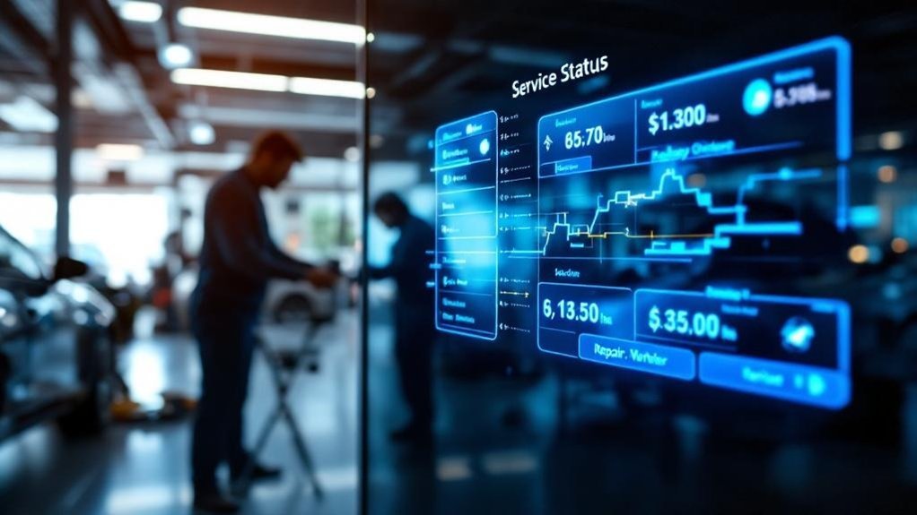 real time vehicle repair updates