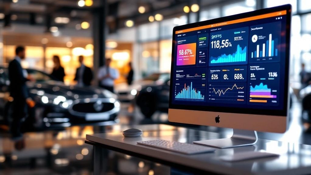 sales performance monitoring display