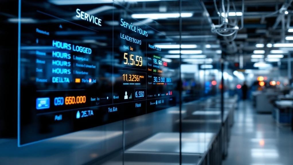 service hours performance metrics