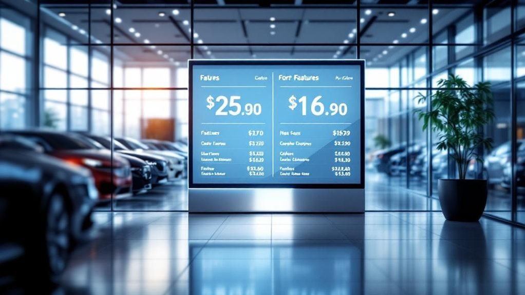 strategic digital pricing displays