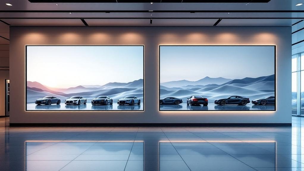 thin bezels enhance visual appeal