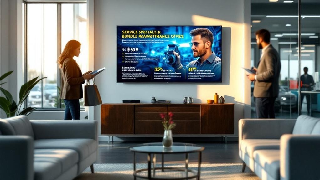 urgent service specials promotion