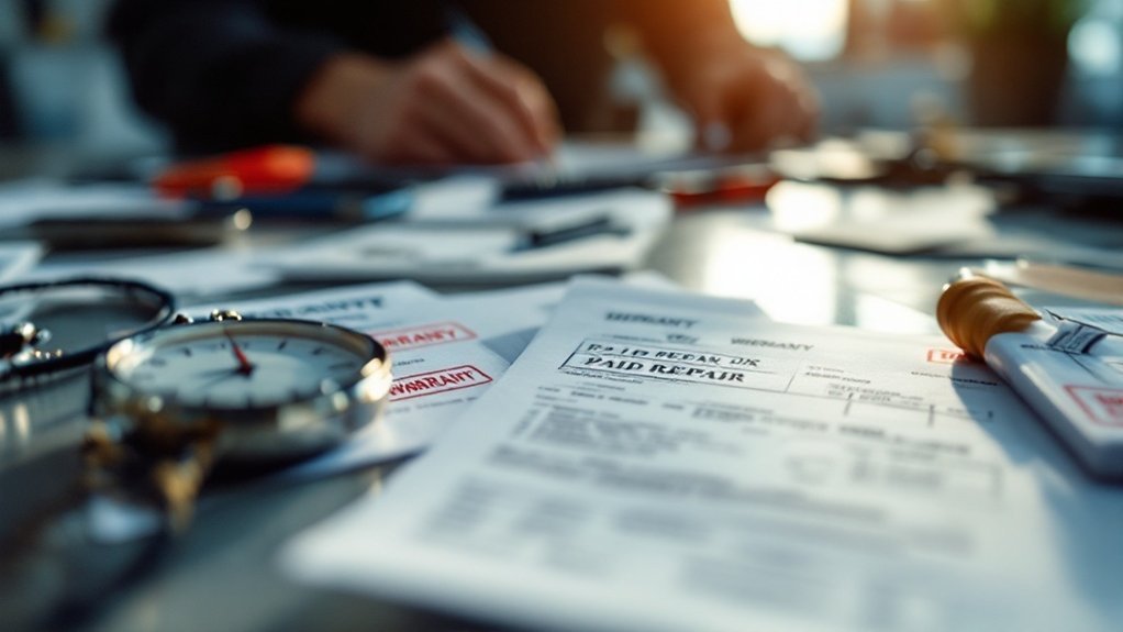 warranty vs paid repairs